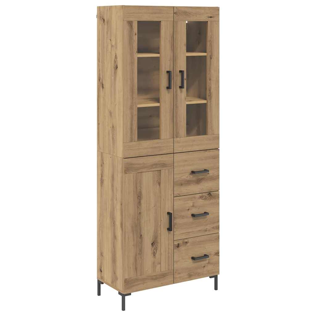 Highboard 2 stk. Artisan Egetræ 69,5 x 34 x 180 cm