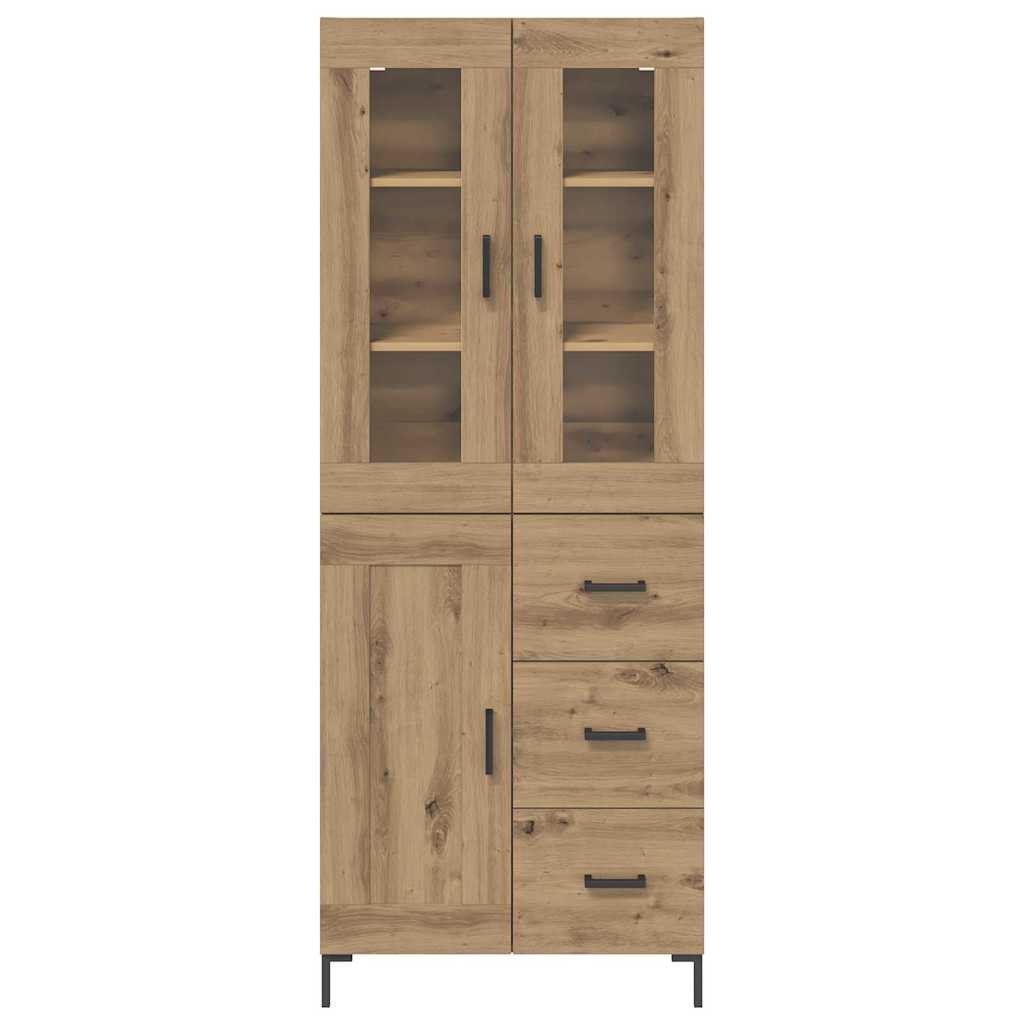 Highboard 2 stk. Artisan Egetræ 69,5 x 34 x 180 cm