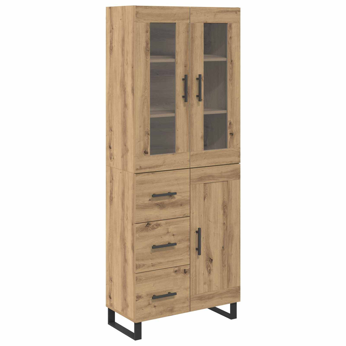 Highboard 2 stk. Artisan Egetræ 69,5 x 34 x 180 cm