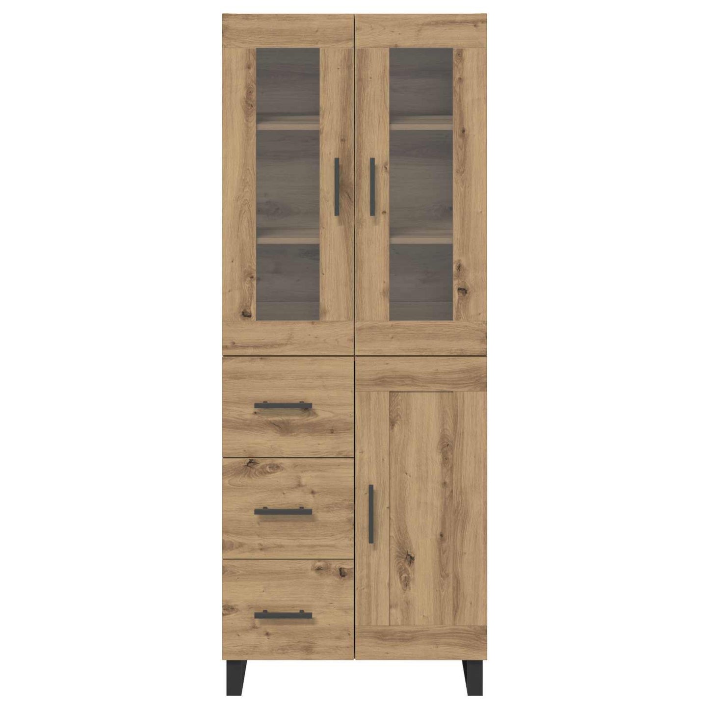 Highboard 2 stk. Artisan Egetræ 69,5 x 34 x 180 cm