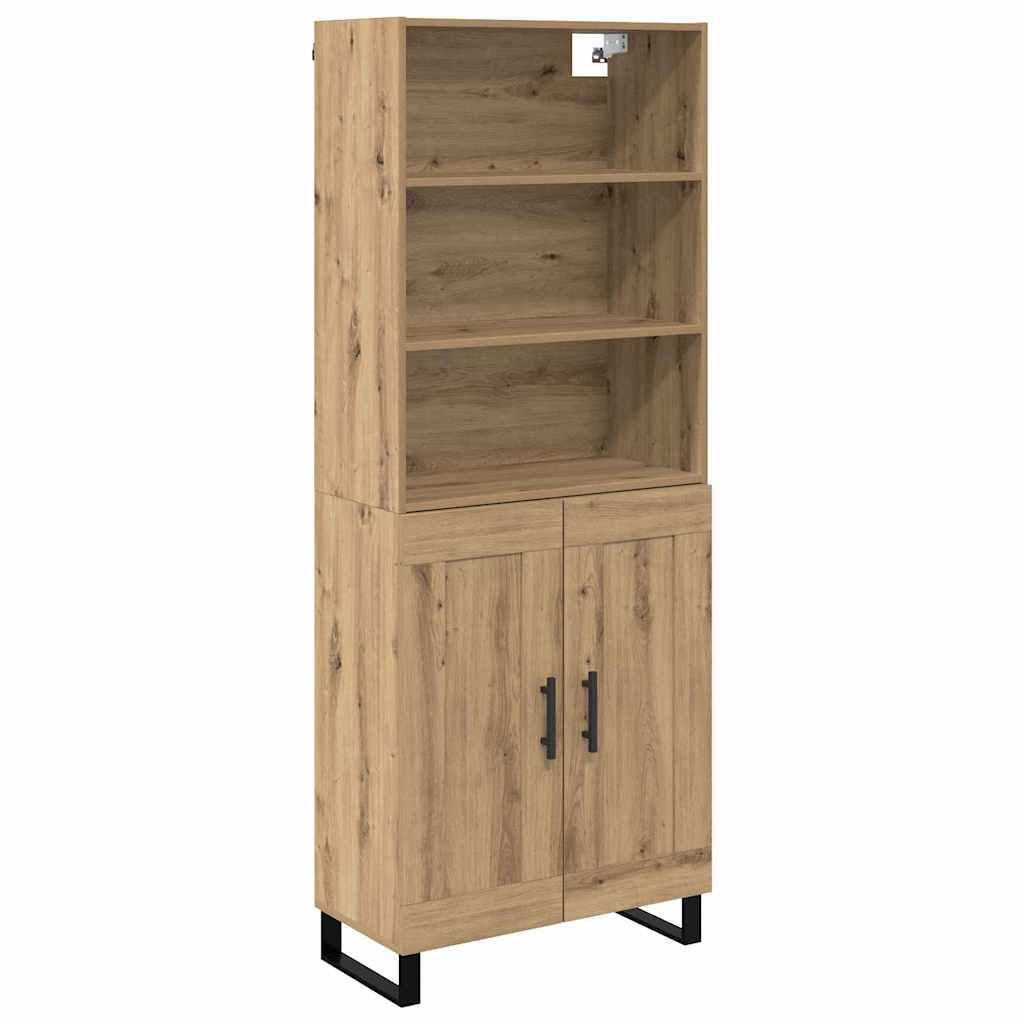 Highboard 2 stk. Artisan Egetræ 69,5 x 34 x 180 cm