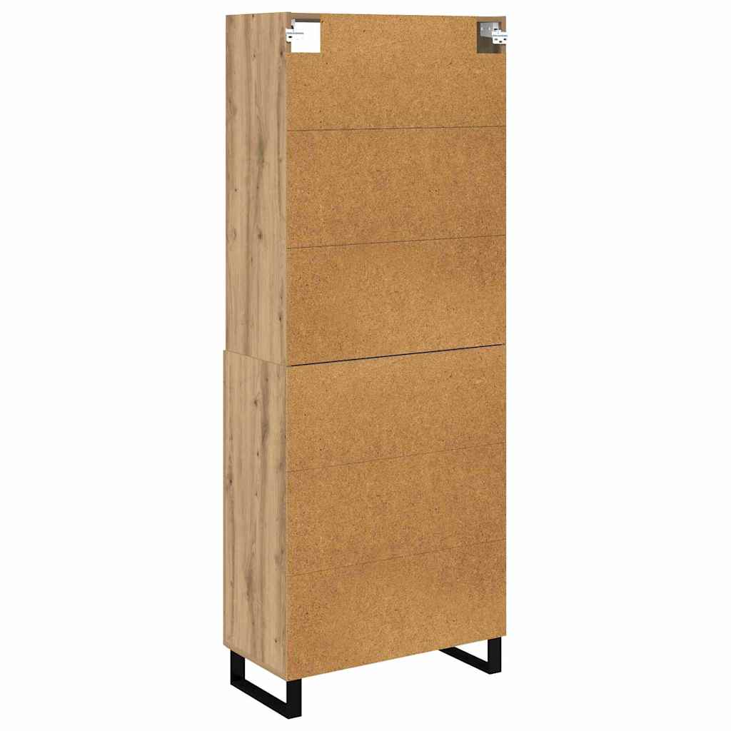 Highboard 2 stk. Artisan Egetræ 69,5 x 34 x 180 cm