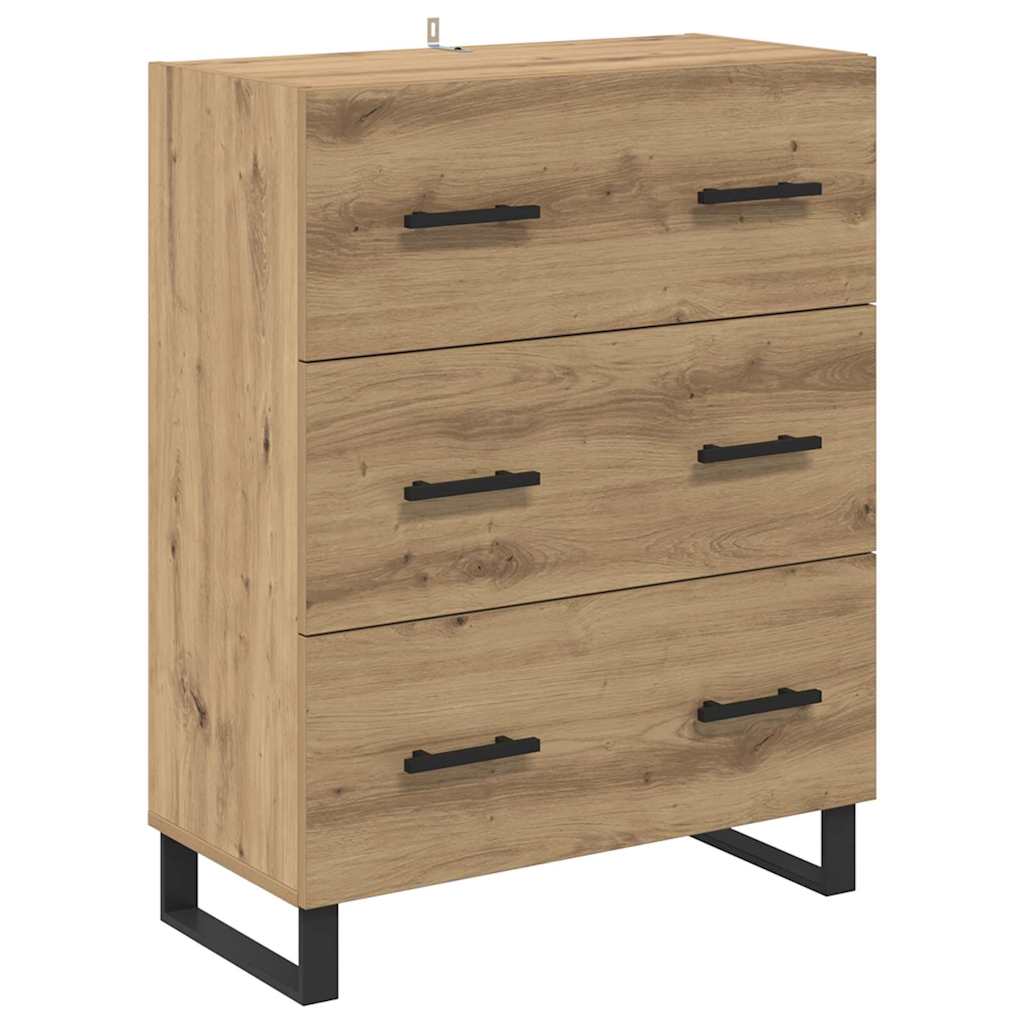 Highboard 2 stk. Artisan Egetræ 69,5 x 34 x 180 cm