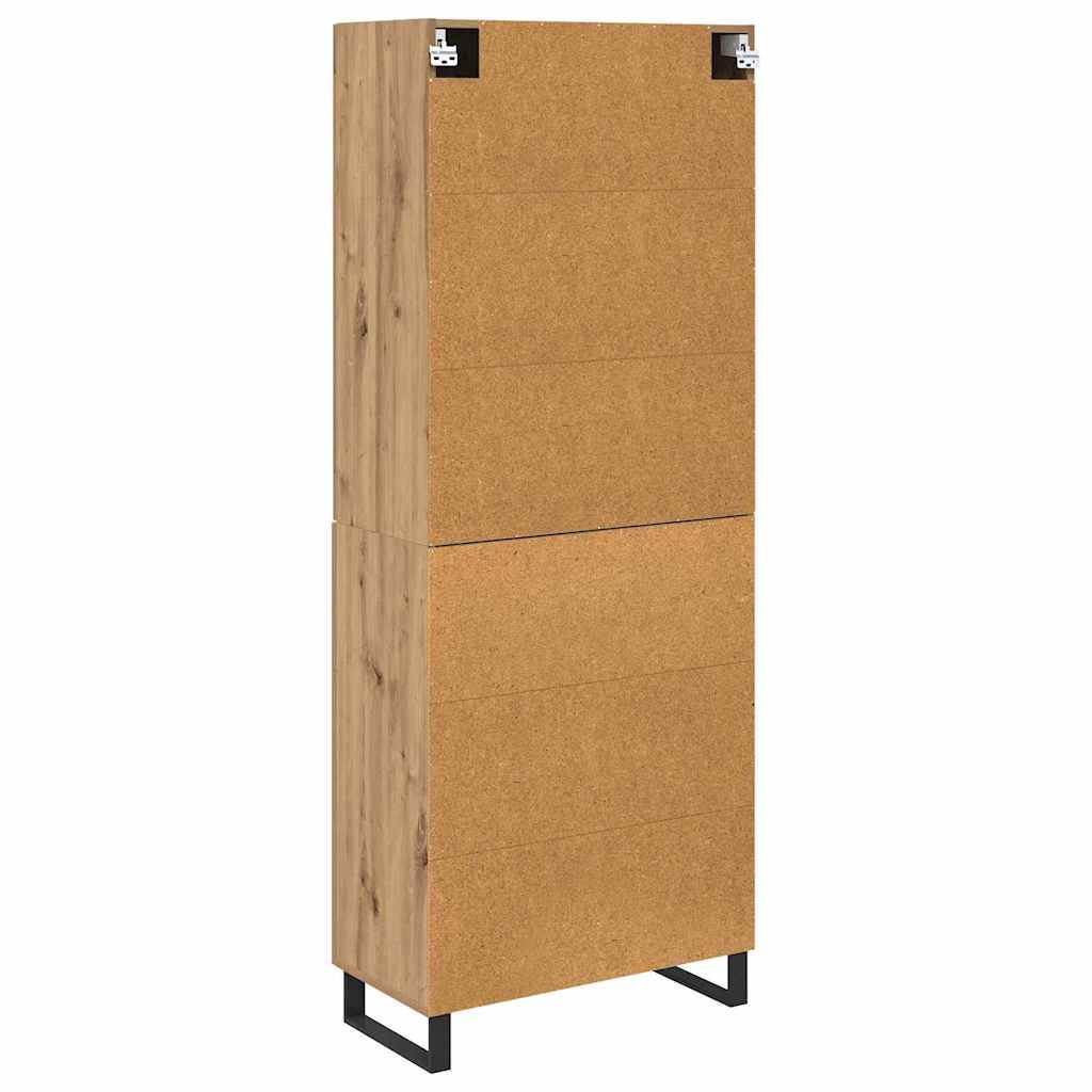 Highboard 2 stk. Artisan Egetræ 69,5 x 34 x 180 cm