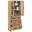 Highboard 2 stk. Artisan Egetræ 69,5 x 34 x 180 cm