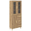 Highboard Artisan Egetræ 34,5 x 34 x 180 cm Konstrueret træ