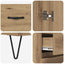 Highboard 2 stk. Artisan Egetræ 69,5 x 34 x 180 cm