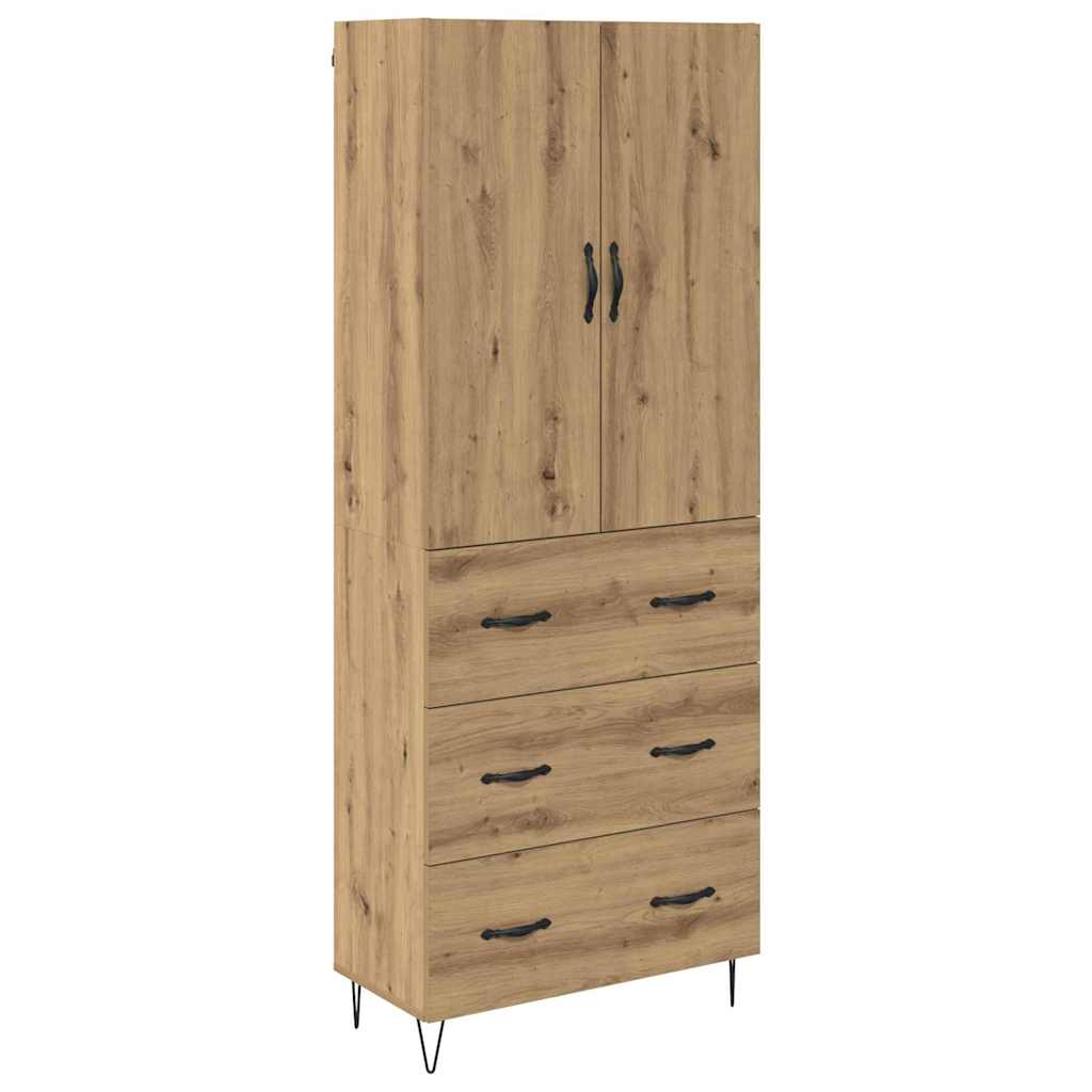 Highboard 2 stk. Artisan Egetræ 69,5 x 34 x 180 cm