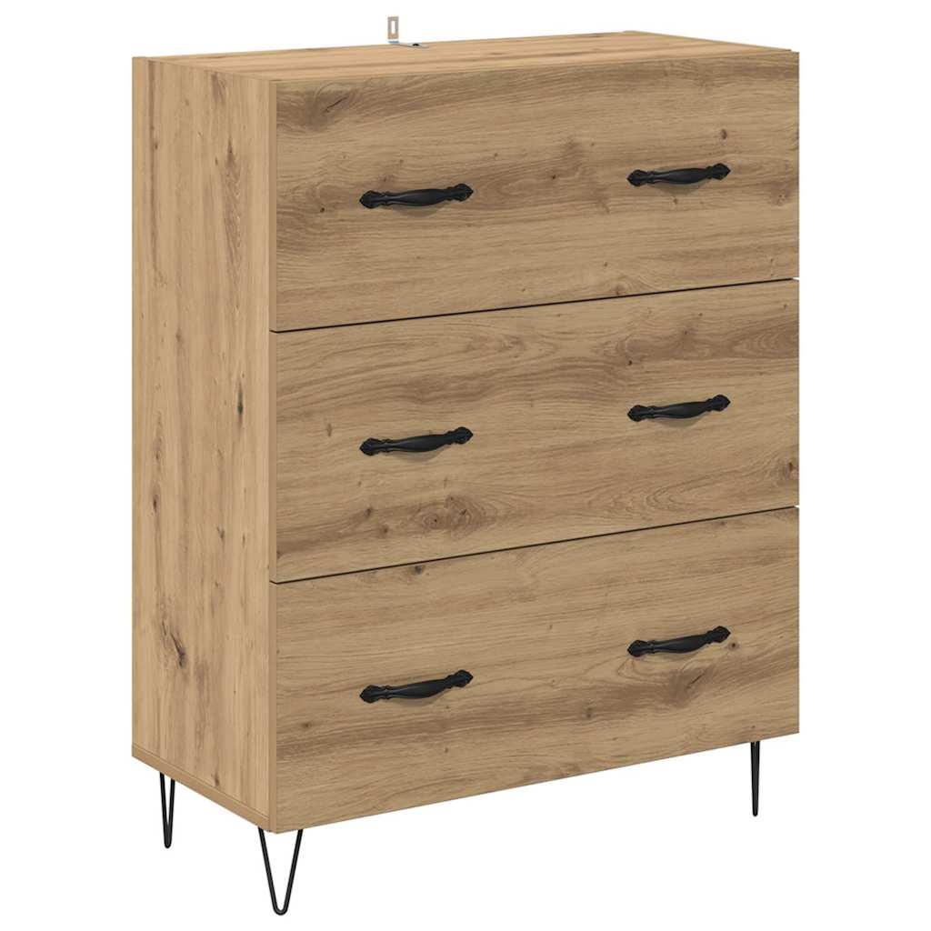 Highboard 2 stk. Artisan Egetræ 69,5 x 34 x 180 cm