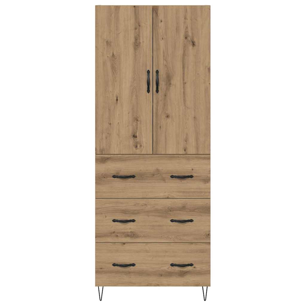 Highboard 2 stk. Artisan Egetræ 69,5 x 34 x 180 cm
