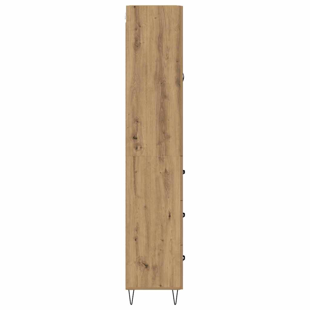 Highboard 2 stk. Artisan Egetræ 69,5 x 34 x 180 cm