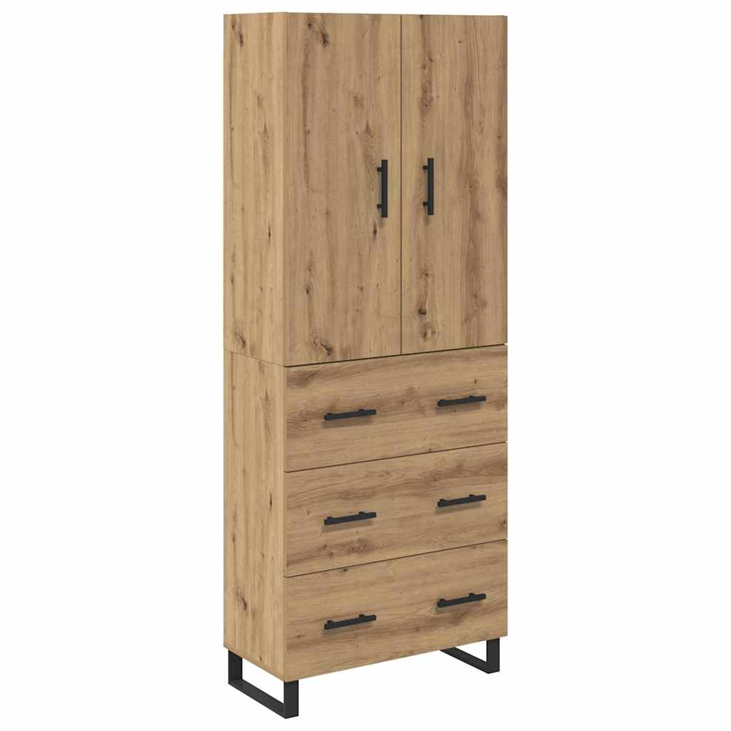 Highboard 2 stk. Artisan Egetræ 69,5 x 34 x 180 cm