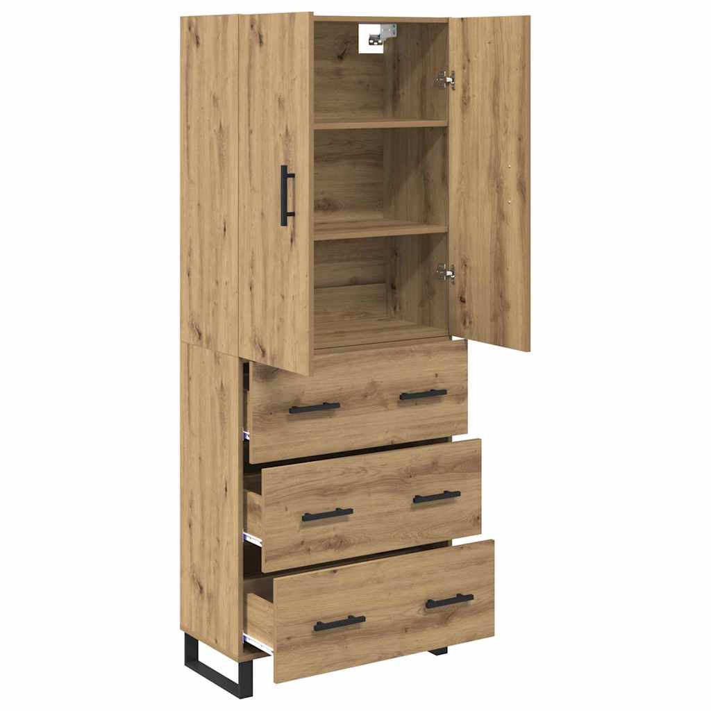 Highboard 2 stk. Artisan Egetræ 69,5 x 34 x 180 cm