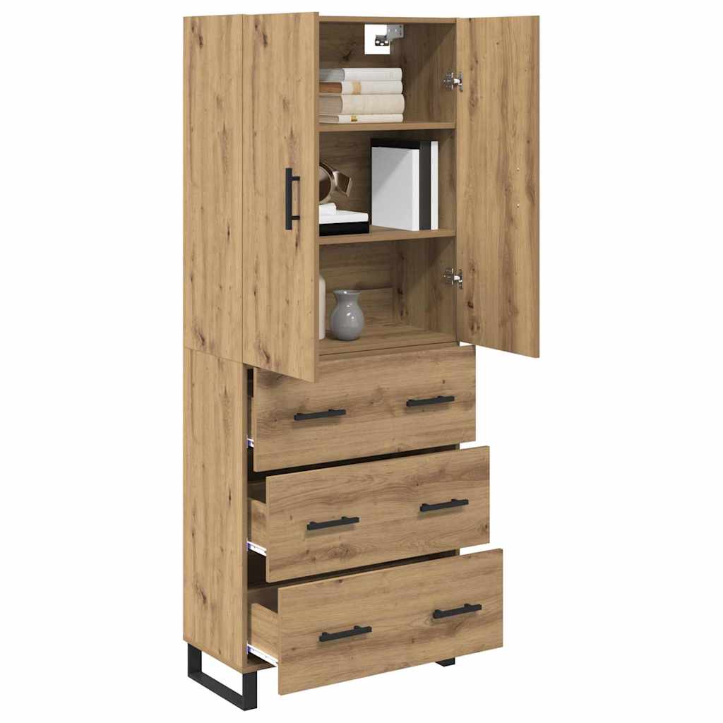 Highboard 2 stk. Artisan Egetræ 69,5 x 34 x 180 cm