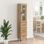 Highboard Artisan Egetræ 34,5 x 34 x 180 cm Konstrueret træ
