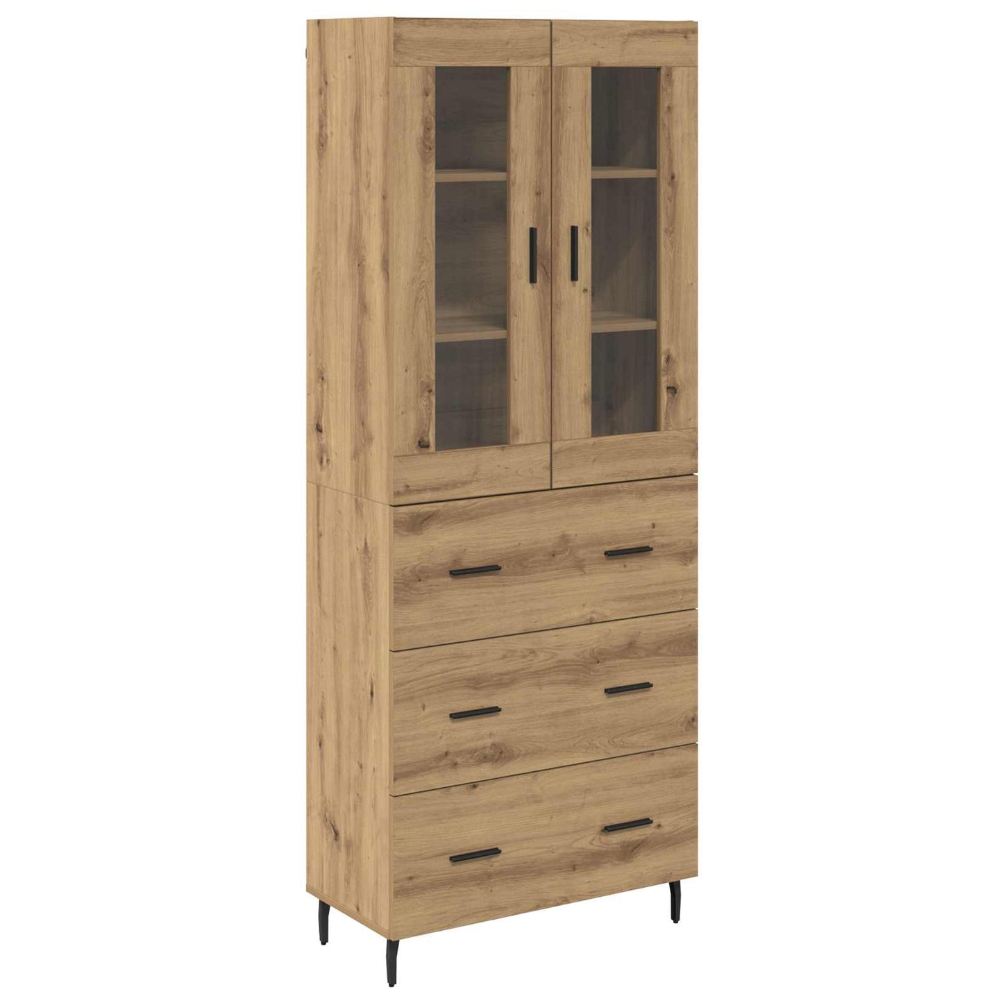 Highboard 2 stk. Artisan Egetræ 69,5 x 34 x 180 cm