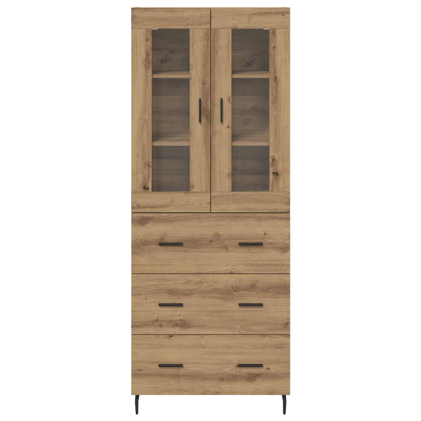 Highboard 2 stk. Artisan Egetræ 69,5 x 34 x 180 cm