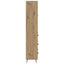 Highboard Artisan Egetræ 69,5 x 34 x 180 cm Konstrueret træ