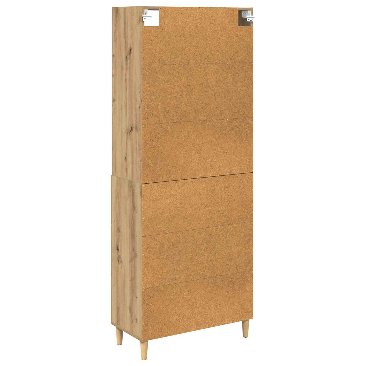 Highboard Artisan Egetræ 69,5 x 32,5 x 180 cm Konstrueret træ