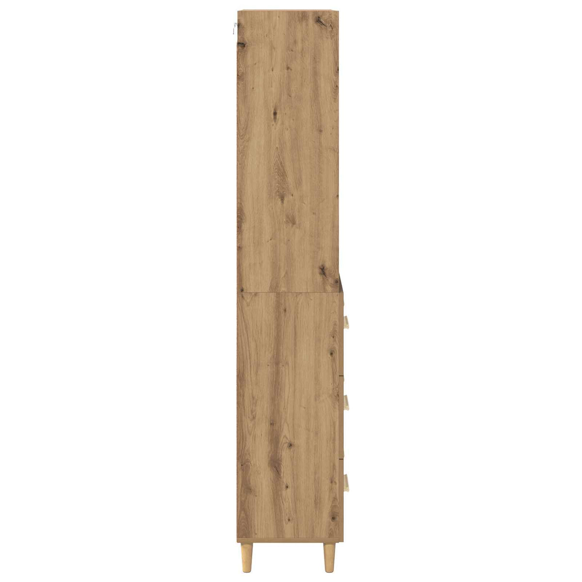 Highboard Artisan Egetræ 69,5 x 32,5 x 180 cm Konstrueret træ