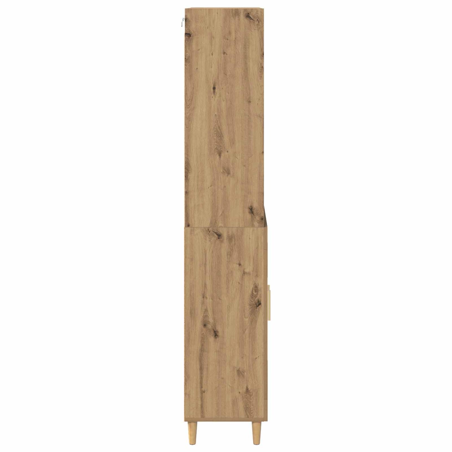Highboard Artisan Egetræ 69,5 x 32,5 x 180 cm Konstrueret træ