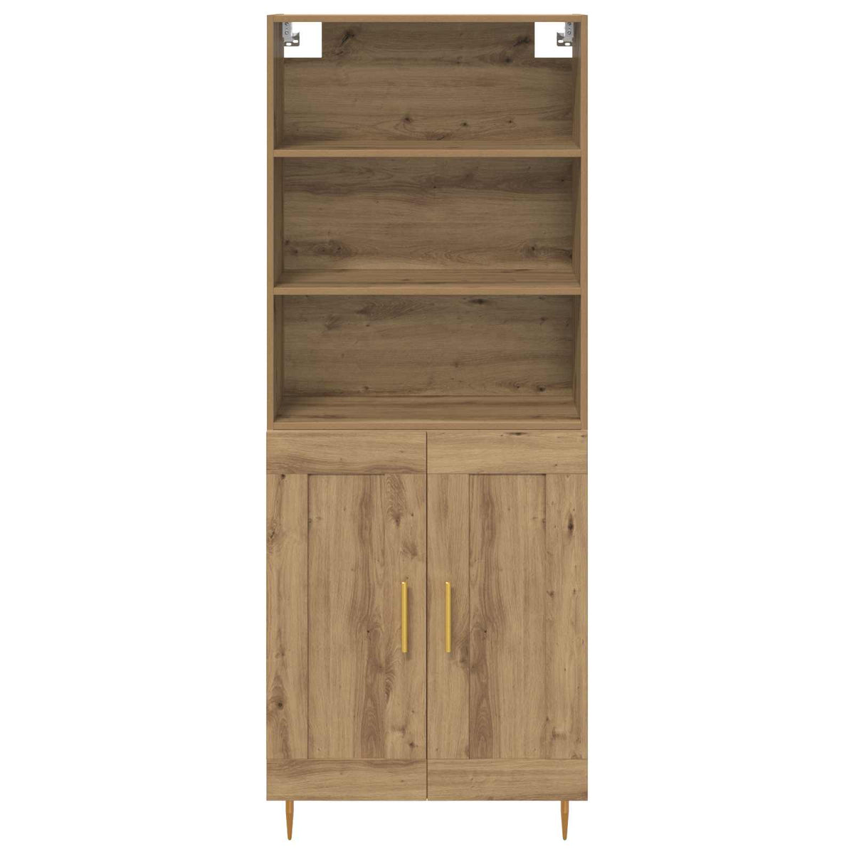 Highboard Artisan Egetræ 69,5 x 34 x 180 cm Konstrueret træ