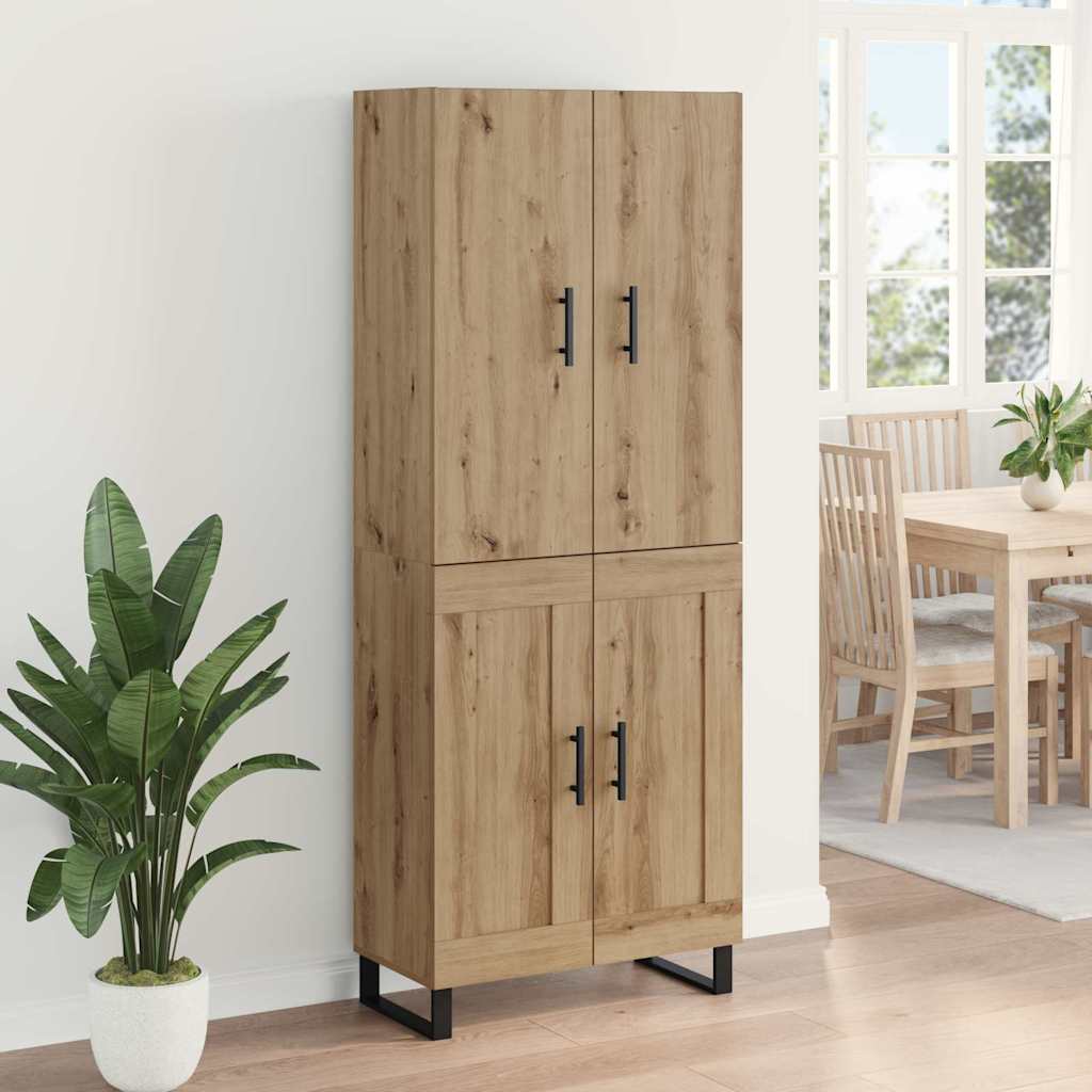 Highboard 2 stk. Artisan Egetræ 69,5 x 34 x 180 cm