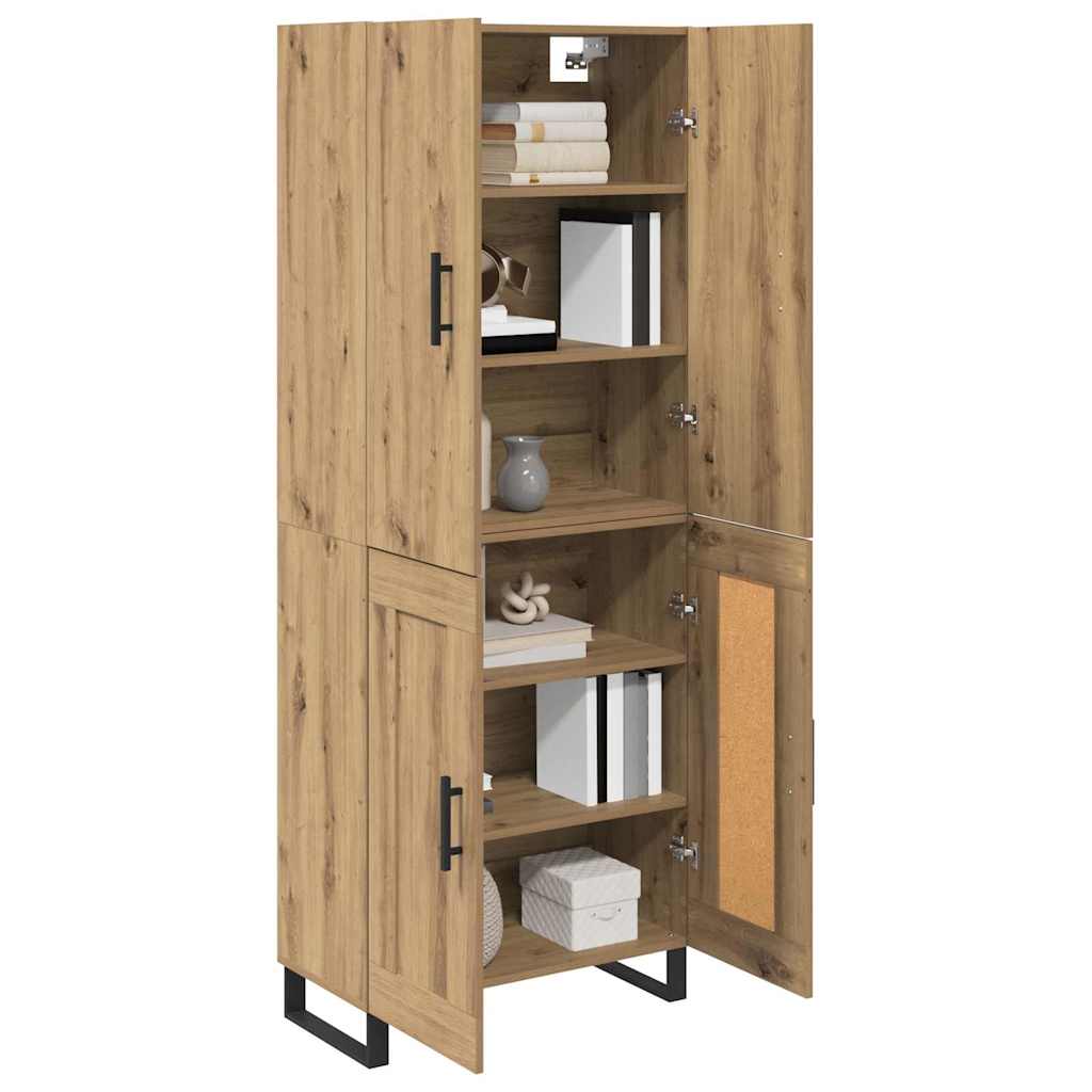 Highboard 2 stk. Artisan Egetræ 69,5 x 34 x 180 cm