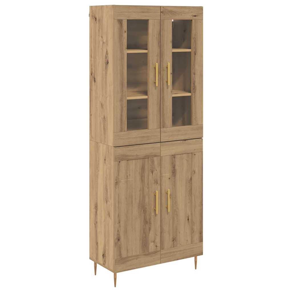 Highboard 2 stk. Artisan Egetræ 69,5 x 34 x 180 cm