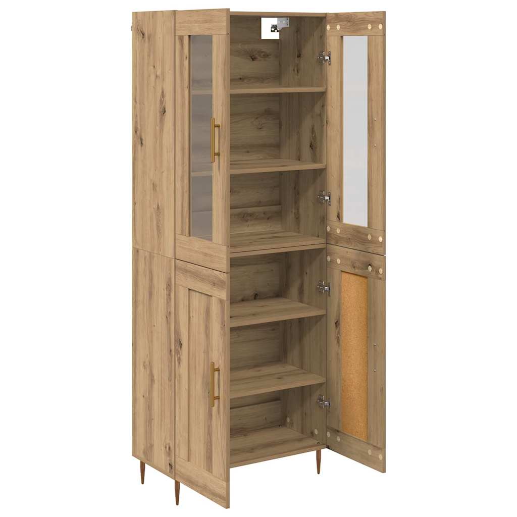 Highboard 2 stk. Artisan Egetræ 69,5 x 34 x 180 cm