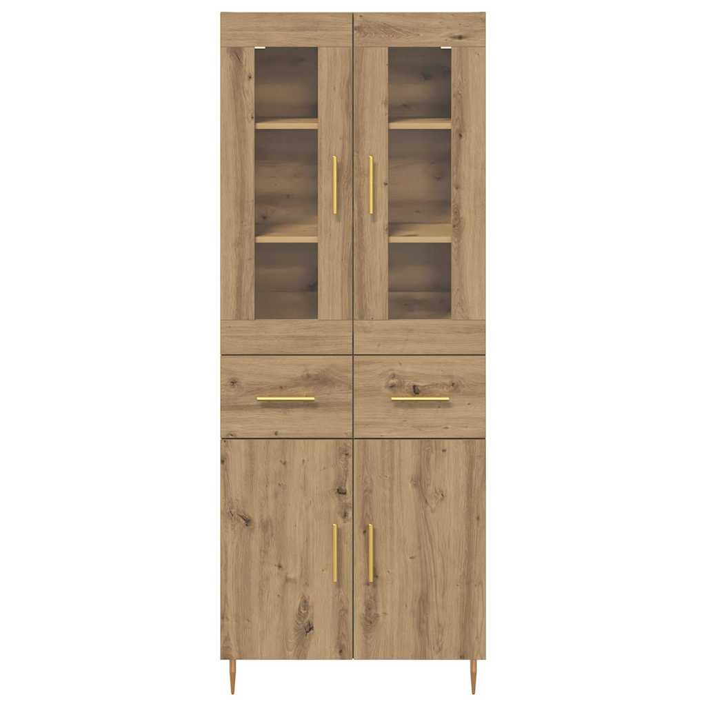 Highboard 2 stk. Artisan Egetræ 69,5 x 34 x 180 cm
