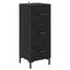 Highboard Sort eg 34,5 x 34 x 180 cm Konstrueret træ