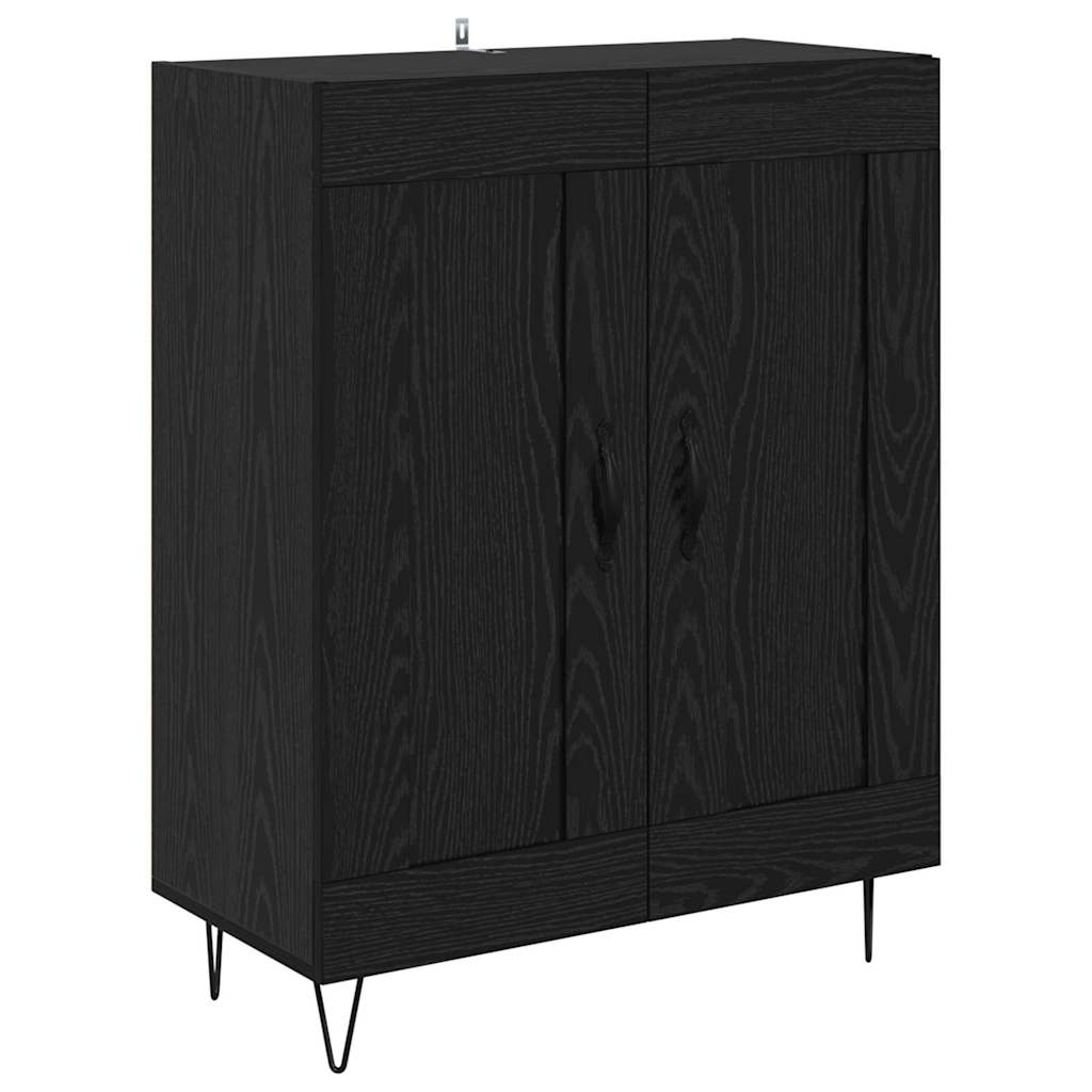 Highboard Sort eg 69,5 x 34 x 180 cm Konstrueret træ