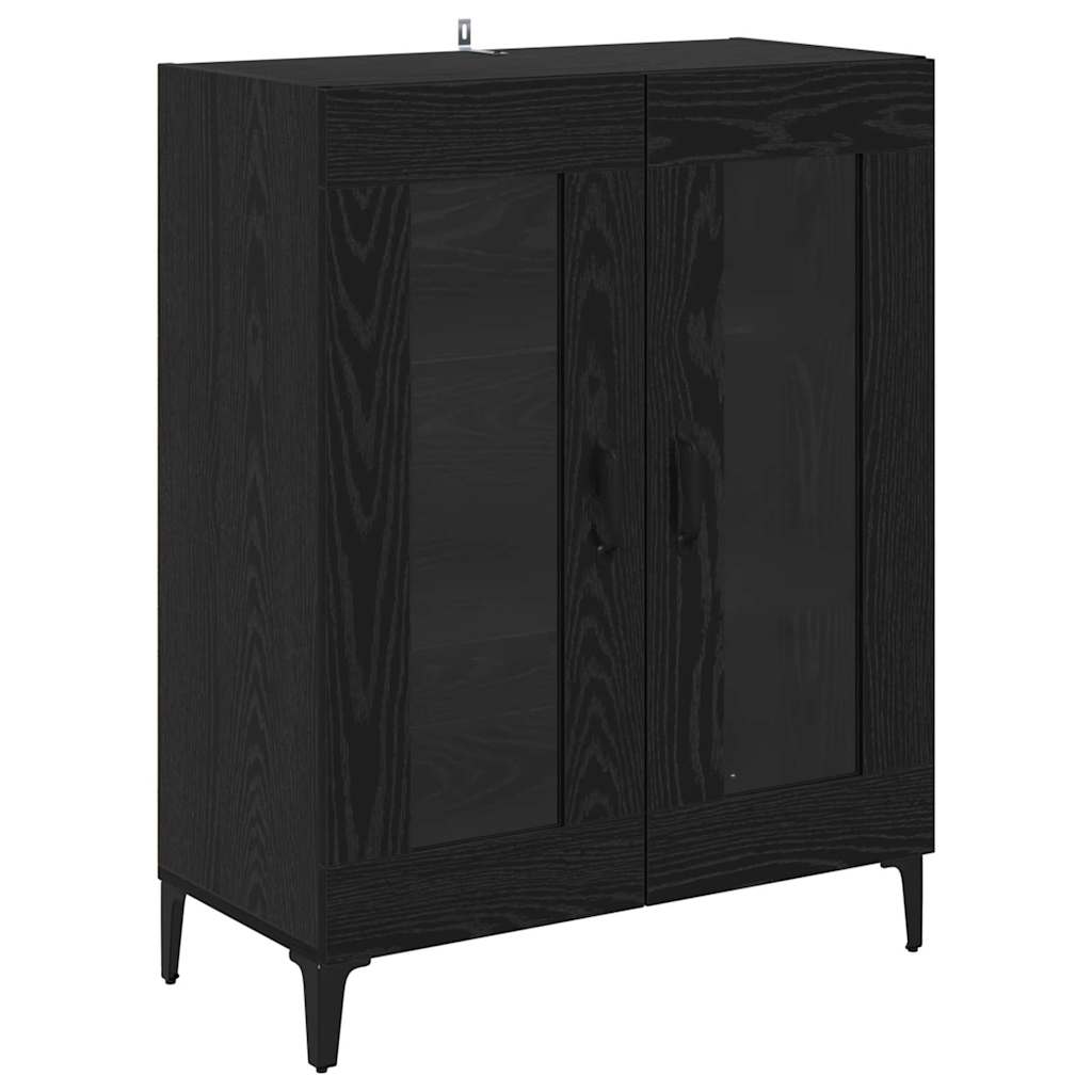 Highboard Sort eg 69,5 x 34 x 180 cm Konstrueret træ