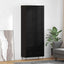 Highboard Sort eg 69,5 x 34 x 180 cm Konstrueret træ