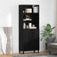 Highboard 2 stk. Sort eg 69,5 x 34 x 180 cm