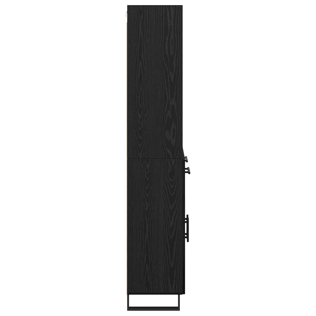 Highboard 2 stk. Sort eg 69,5 x 34 x 180 cm