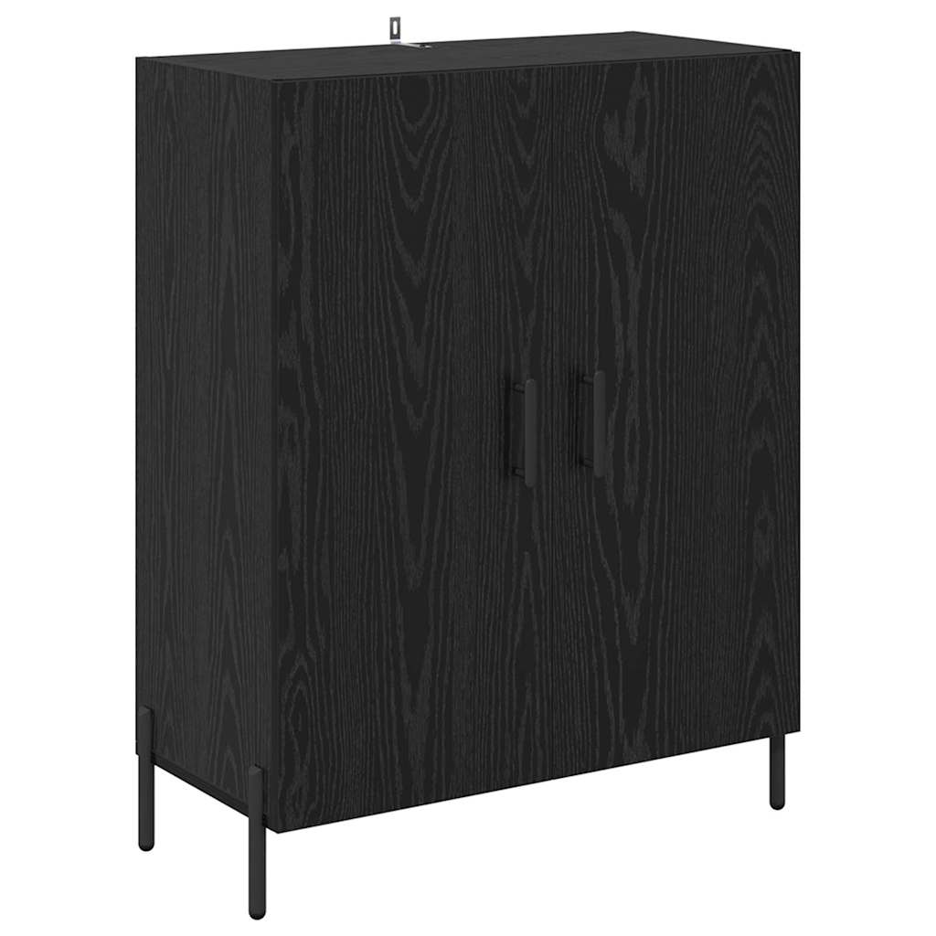 Highboard Sort eg 69,5 x 34 x 180 cm Konstrueret træ