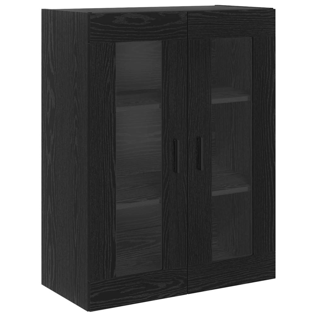 Highboard 2 stk. Sort eg 69,5 x 34 x 180 cm Konstrueret træ