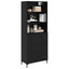 Highboard Sort eg 69,5 x 34 x 180 cm Konstrueret træ