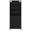 Highboard Sort eg 69,5 x 34 x 180 cm Konstrueret træ