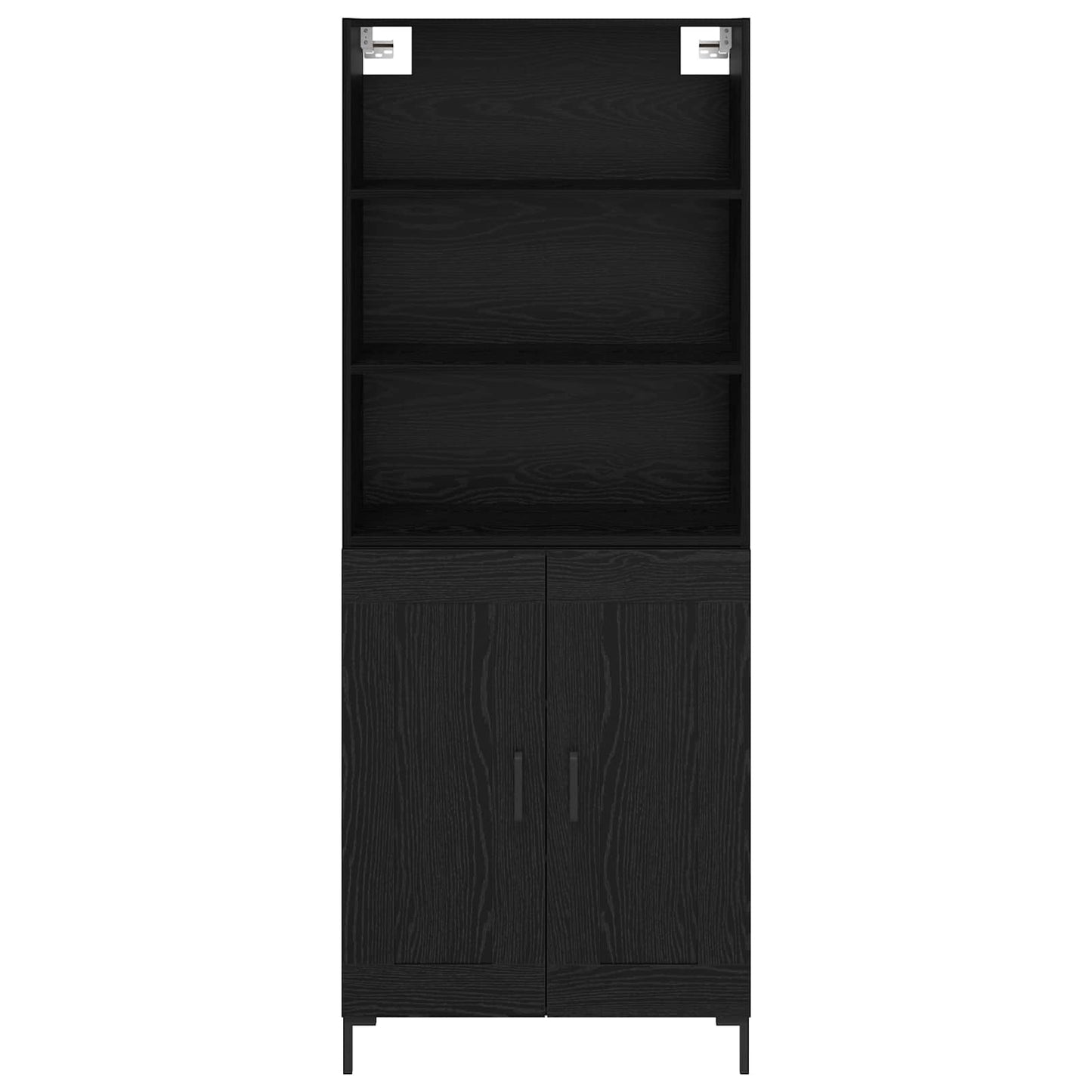Highboard Sort eg 69,5 x 34 x 180 cm Konstrueret træ