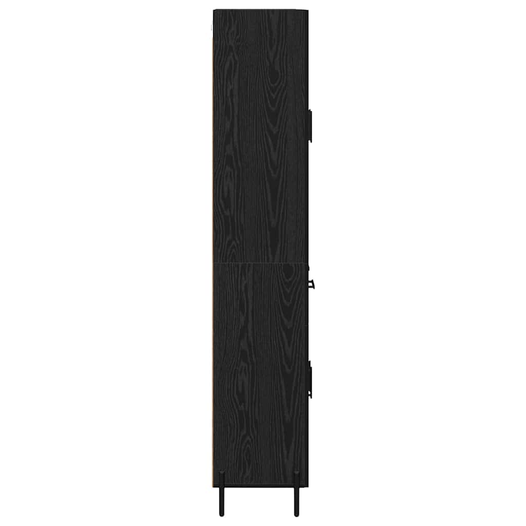 Highboard Sort eg 69,5 x 34 x 180 cm Konstrueret træ