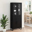 Highboard 2 stk. Sort eg 69,5 x 34 x 180 cm Konstrueret træ