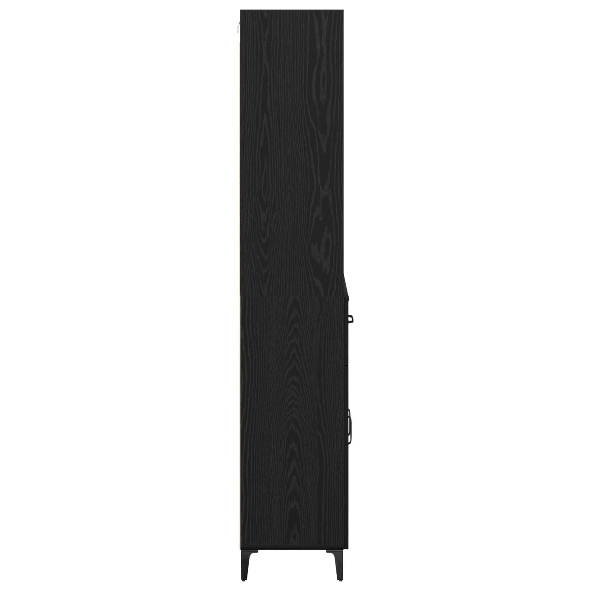 Highboard Sort eg 69,5 x 34 x 180 cm Konstrueret træ