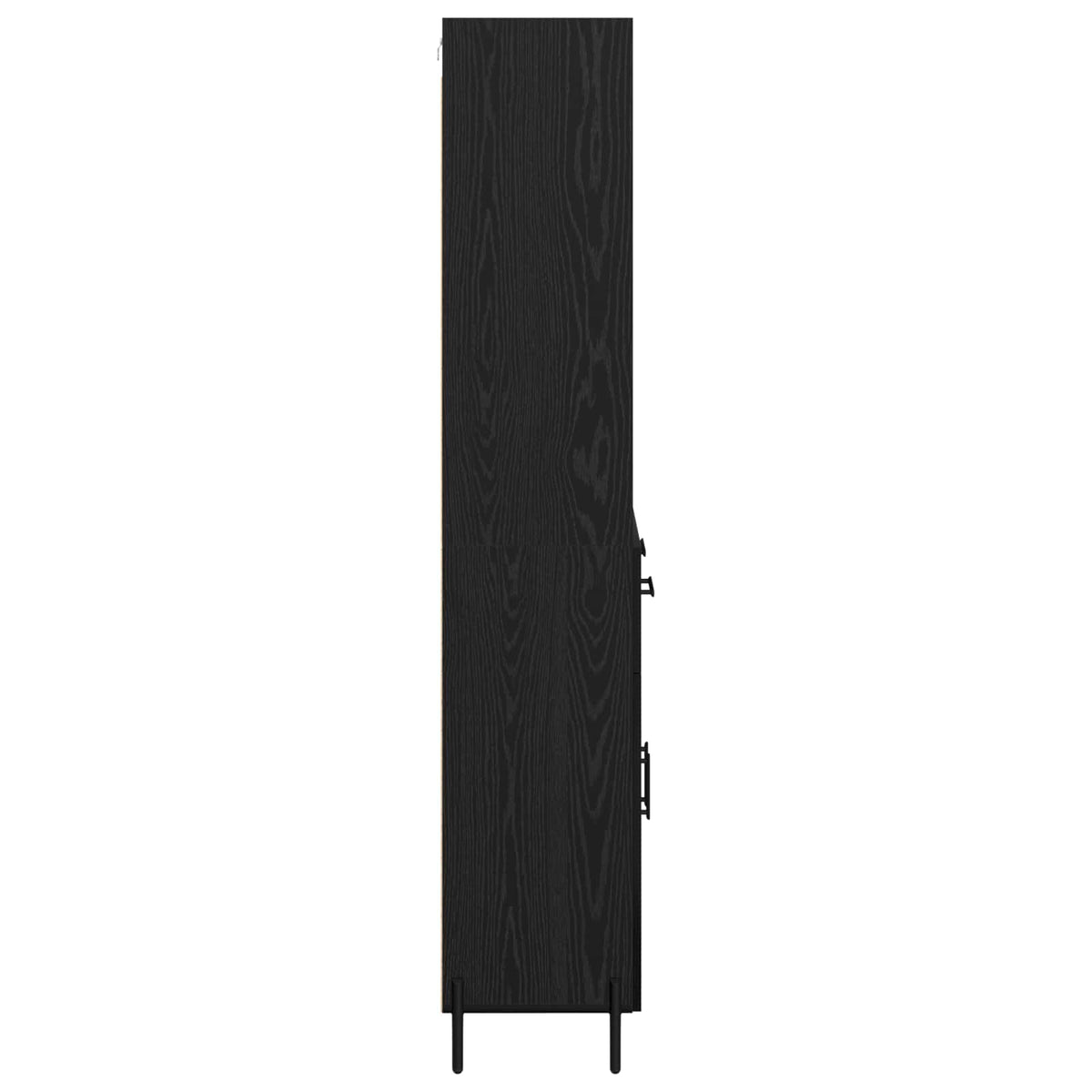 Highboard Sort eg 69,5 x 34 x 180 cm Konstrueret træ