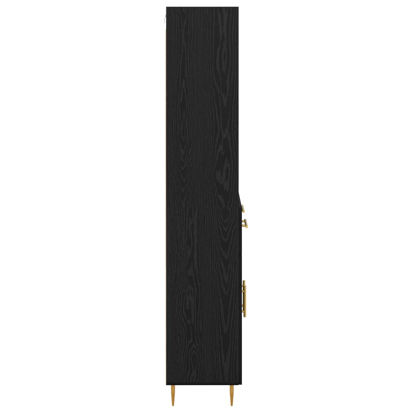 Highboard Sort eg 69,5 x 34 x 180 cm Konstrueret træ