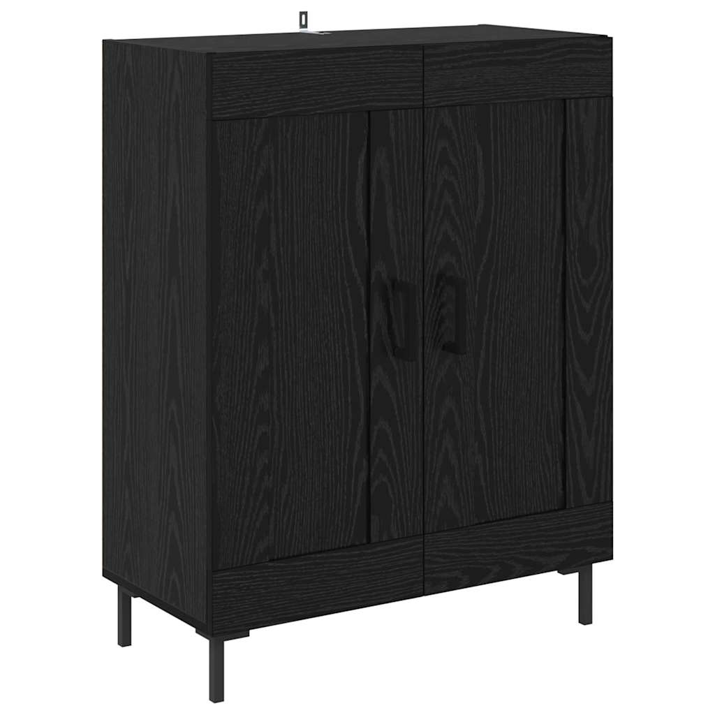 Highboard 2 stk. Sort eg 69,5 x 34 x 180 cm Konstrueret træ