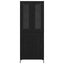 Highboard 2 stk. Sort eg 69,5 x 34 x 180 cm Konstrueret træ