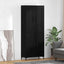 Highboard 2 stk. Sort eg 69,5 x 34 x 180 cm Konstrueret træ